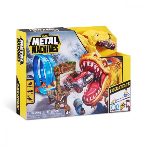 Tor samochodowy Atak T-Rexa ZURU Metal Machines Tor samochodowy Atak T-Rexa ZURU Metal Machines