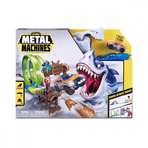 Tor samochodowy Zestaw Atak Rekina ZURU Metal Machines Tor samochodowy Zestaw Atak Rekina ZURU Metal Machines