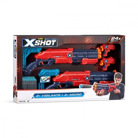 Wyrzutnia Excel Double Vigilante 24 strzałek ZURU X-Shot Wyrzutnia Excel Double Vigilante 24 strzałek ZURU X-Shot