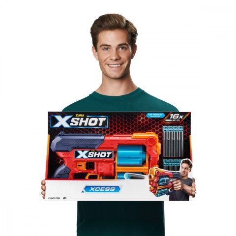 Wyrzutnia Excel-Xcess TK-12 (16 strzałek) pomarańczowa ZURU X-Shot Wyrzutnia Excel-Xcess TK-12 (16 strzałek) pomarańczowa ZURU X-Shot