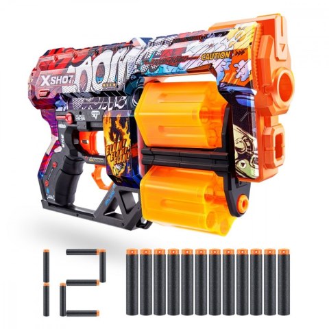 Wyrzutnia SKINS DREAD (12 Strzałek) Wyrzutnia wzór A ZURU X-Shot Wyrzutnia SKINS DREAD (12 Strzałek) Wyrzutnia wzór A ZURU X-Shot