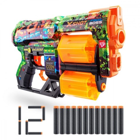 Wyrzutnia SKINS DREAD (12 Strzałek) Wyrzutnia wzór B ZURU X-Shot Wyrzutnia SKINS DREAD (12 Strzałek) Wyrzutnia wzór B ZURU X-Shot