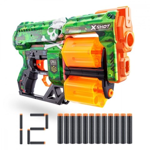 Wyrzutnia SKINS DREAD (12 Strzałek) Wyrzutnia wzór D ZURU X-Shot Wyrzutnia SKINS DREAD (12 Strzałek) Wyrzutnia wzór D ZURU X-Shot