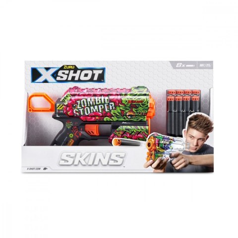 Wyrzutnia SKINS FLUX (8 Strzałek) Wyrzutnia wzór A ZURU X-Shot Wyrzutnia SKINS FLUX (8 Strzałek) Wyrzutnia wzór A ZURU X-Shot