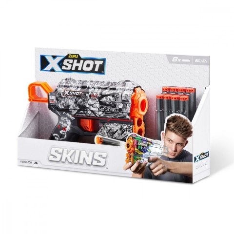 Wyrzutnia SKINS FLUX (8 Strzałek) Wyrzutnia wzór D ZURU X-Shot Wyrzutnia SKINS FLUX (8 Strzałek) Wyrzutnia wzór D ZURU X-Shot
