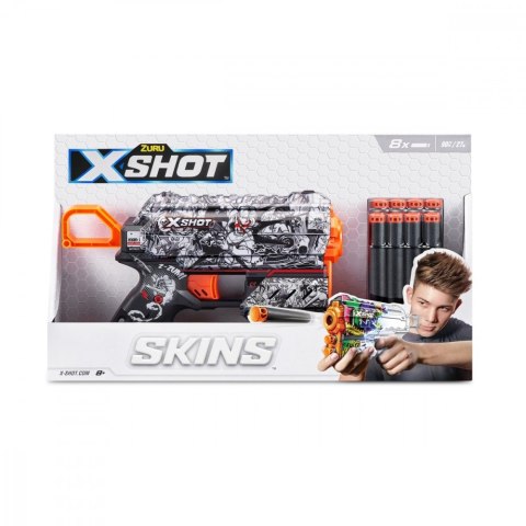 Wyrzutnia SKINS FLUX (8 Strzałek) Wyrzutnia wzór D ZURU X-Shot Wyrzutnia SKINS FLUX (8 Strzałek) Wyrzutnia wzór D ZURU X-Shot