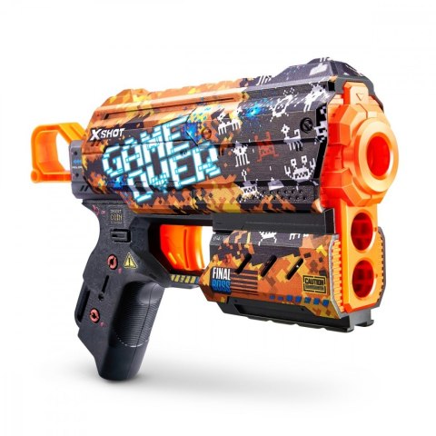 Wyrzutnia wzór E SKINS-FLUX (8 Strzałek) ZURU X-Shot Wyrzutnia wzór E SKINS-FLUX (8 Strzałek) ZURU X-Shot