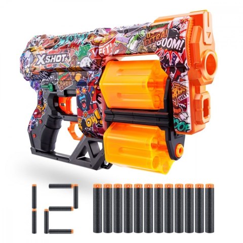 Wyrzutnia wzór H SKINS-DREAD (12 Strzałek) ZURU X-Shot Wyrzutnia wzór H SKINS-DREAD (12 Strzałek) ZURU X-Shot