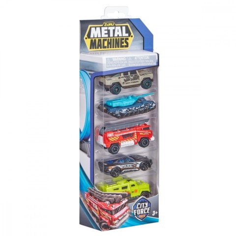Zestaw pojazdów 5-pak seria 2 ZURU Metal Machines Zestaw pojazdów 5-pak seria 2 ZURU Metal Machines