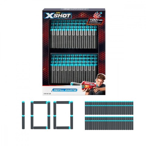 Zestaw strzałek Excel Foam 100 sztuk ZURU X-Shot Zestaw strzałek Excel Foam 100 sztuk ZURU X-Shot