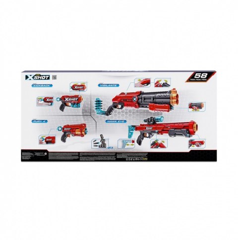 Zestaw wyrzutni Pakiet Ultimate Shootout Vigilante ZURU X-Shot Zestaw wyrzutni Pakiet Ultimate Shootout Vigilante ZURU X-Shot
