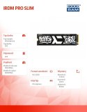 Dysk SSD IRDM PRO SLIM 2TB M.2 4x4 NVMe 2280 7000/6850 GOODRAM