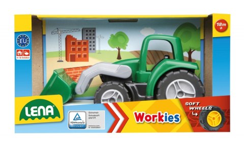 Traktor z łyżką w pudełku Workies Lena Traktor z łyżką w pudełku Workies Lena