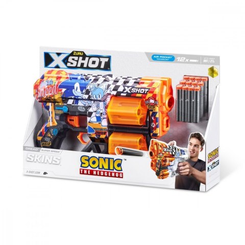 Wyrzutnia Skins Dread Sonic the Hedgehog ZURU X-Shot Wyrzutnia Skins Dread Sonic the Hedgehog ZURU X-Shot