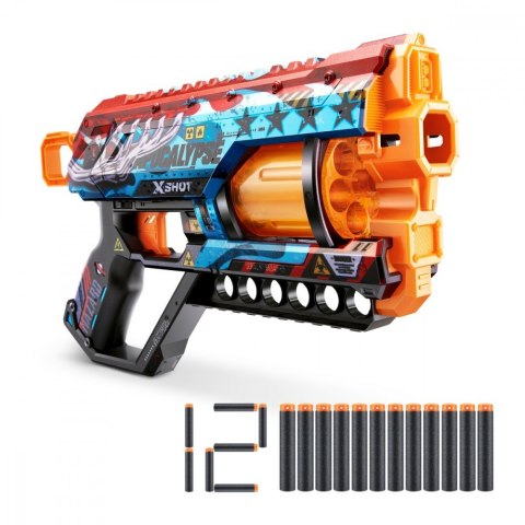Wyrzutnia Skins Griefer Apocalypse 12 strzałek ZURU X-Shot Wyrzutnia Skins Griefer Apocalypse 12 strzałek ZURU X-Shot