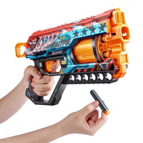 Wyrzutnia Skins Griefer Apocalypse 12 strzałek ZURU X-Shot Wyrzutnia Skins Griefer Apocalypse 12 strzałek ZURU X-Shot