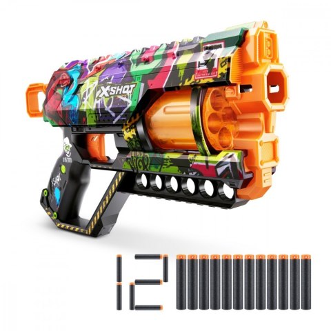 Wyrzutnia Skins Griefer Graffiti 12 strzałek ZURU X-Shot Wyrzutnia Skins Griefer Graffiti 12 strzałek ZURU X-Shot