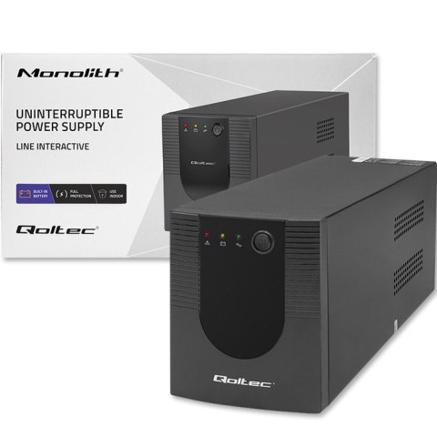 Zasilacz awaryjny UPS | Monolith | 1200VA | 720W Qoltec Zasilacz awaryjny UPS | Monolith | 1200VA | 720W Qoltec