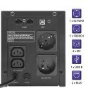 Zasilacz awaryjny UPS | Monolith | 1500VA | 900W | LCD | USB Qoltec