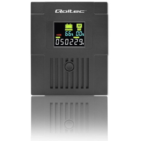 Zasilacz awaryjny UPS | Monolith | 1500VA | 900W | LCD | USB Qoltec Zasilacz awaryjny UPS | Monolith | 1500VA | 900W | LCD | USB Qoltec