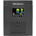 Zasilacz awaryjny UPS | Monolith | 1500VA | 900W | LCD | USB Qoltec