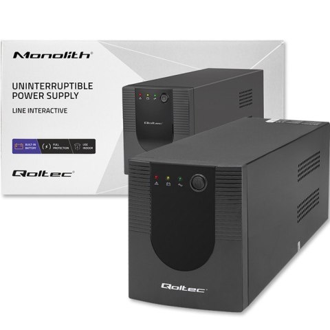 Zasilacz awaryjny UPS | Monolith | 2000VA | 1200W Qoltec Zasilacz awaryjny UPS | Monolith | 2000VA | 1200W Qoltec