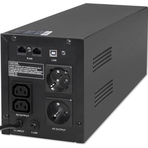 Zasilacz awaryjny UPS | Monolith | 2000VA | 1200W Qoltec Zasilacz awaryjny UPS | Monolith | 2000VA | 1200W Qoltec