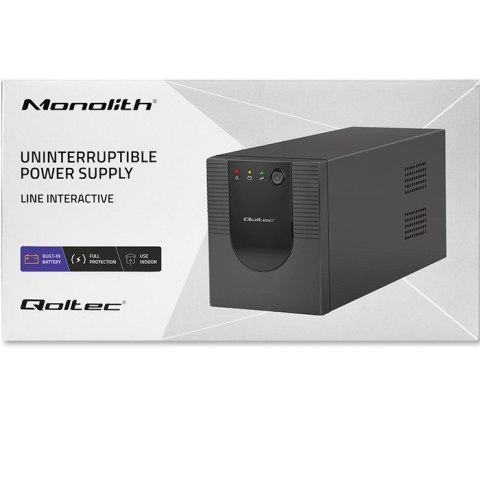 Zasilacz awaryjny UPS | Monolith | 2000VA | 1200W Qoltec Zasilacz awaryjny UPS | Monolith | 2000VA | 1200W Qoltec