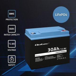 Akumulator LiFePO4 Litowo-Żelazowo-Fosforanowy | 12.8V | 30Ah | 384Wh | BMS