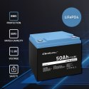 Akumulator LiFePO4 Litowo-Żelazowo-Fosforanowy | 12.8V | 50Ah | 640Wh | BMS Qoltec