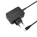 Ładowarka sieciowa 65W | 5-20V | 3-3.25A | USB typ C | PD | Czarna Qoltec