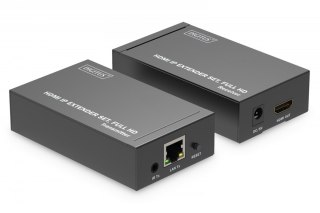 Przedłużacz/Extender HDMI 1080p 60Hz 120m po skrętce Cat.6/6A/7/8 HDCP 1.3 IR, zestaw Digitus