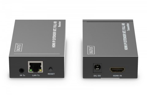 Przedłużacz/Extender HDMI 1080p 60Hz 120m po skrętce Cat.6/6A/7/8 HDCP 1.3 IR, zestaw Digitus