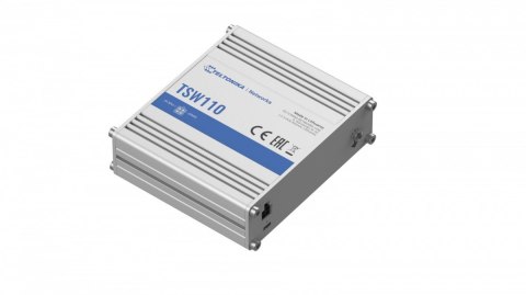 Przełącznik przemysłowy TSW110 5xGigabit Ethernet TELTONIKA Przełącznik przemysłowy TSW110 5xGigabit Ethernet TELTONIKA