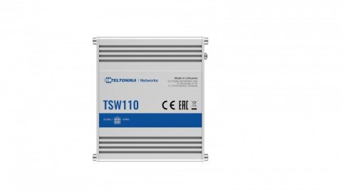 Przełącznik przemysłowy TSW110 5xGigabit Ethernet TELTONIKA Przełącznik przemysłowy TSW110 5xGigabit Ethernet TELTONIKA
