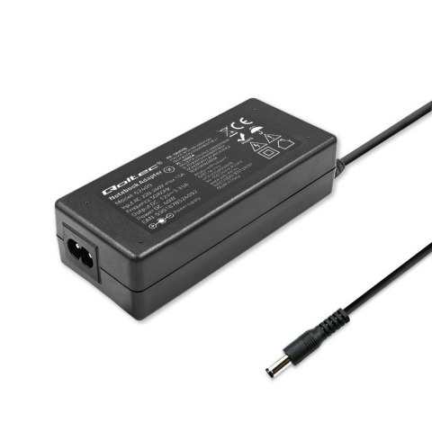 Zasilacz 40W | 12V | 3.33A | 5.5*2.1 | + kabel zasilający Qoltec