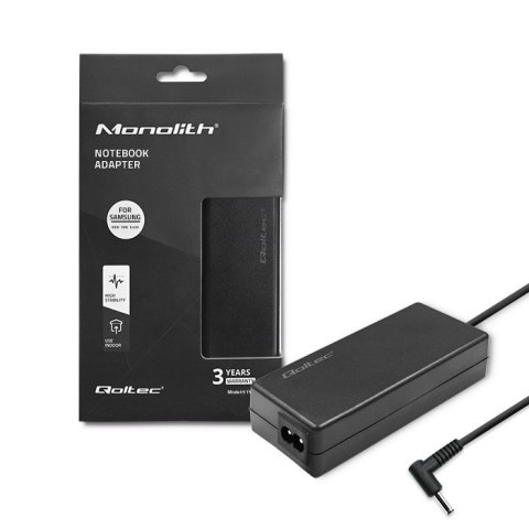 Zasilacz do Samsung 65W | 19V | 3.42A | 3.0*1.0 Qoltec