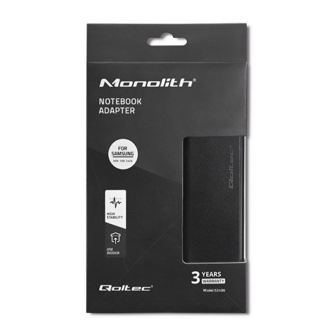 Zasilacz do Samsung 65W | 19V | 3.42A | 3.0*1.0 Qoltec