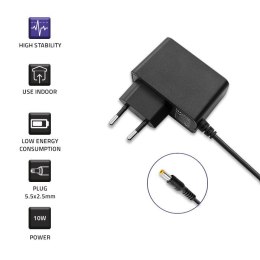 Zasilacz wtyczkowy 10W | 5V | 2A | 5.5*2.5 Qoltec