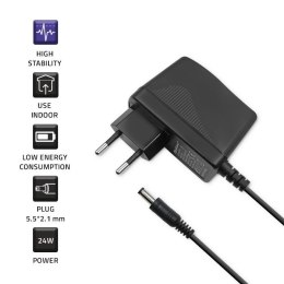 Zasilacz wtyczkowy 24W | 12V | 2A | 5.5*2.1 Qoltec