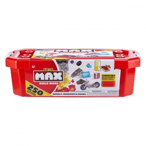 Zestaw akcesoriów 250 klocków ZURU Max Build Zestaw akcesoriów 250 klocków ZURU Max Build
