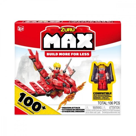 Zestaw klocków 100+ elementów mix ZURU Max Build Zestaw klocków 100+ elementów mix ZURU Max Build