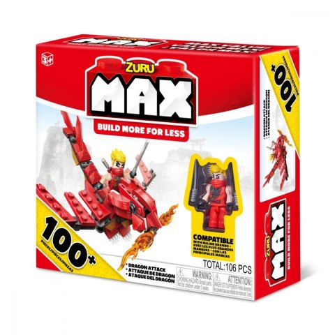 Zestaw klocków 100+ elementów mix ZURU Max Build Zestaw klocków 100+ elementów mix ZURU Max Build