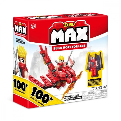 Zestaw klocków 100+ elementów mix ZURU Max Build Zestaw klocków 100+ elementów mix ZURU Max Build