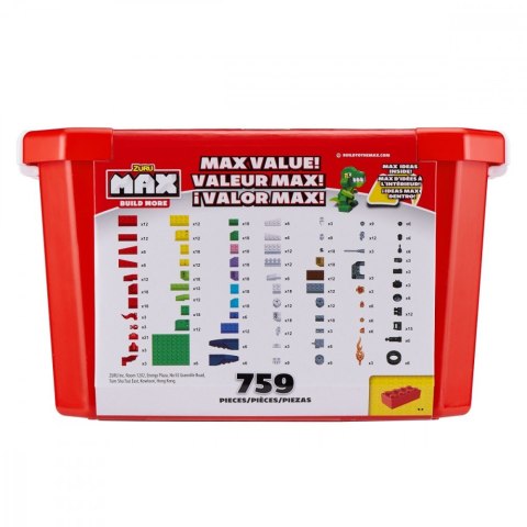 Zestaw klocków 759 elementów ZURU Max Build Zestaw klocków 759 elementów ZURU Max Build