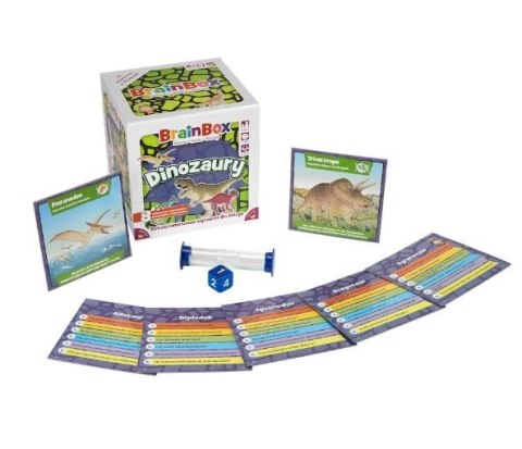 Gra BrainBox - Dinozaury Rebel Gra BrainBox - Dinozaury Rebel
