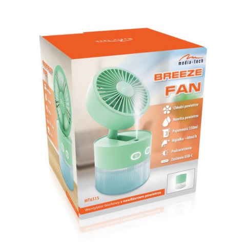 Nawilżacz powietrza Breeze Fan MT6515 350ml Media-Tech