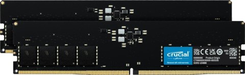 Pamięć DDR5 32GB(2*16GB)/4800 CL40 (16Gbit) Crucial Pamięć DDR5 32GB(2*16GB)/4800 CL40 (16Gbit) Crucial