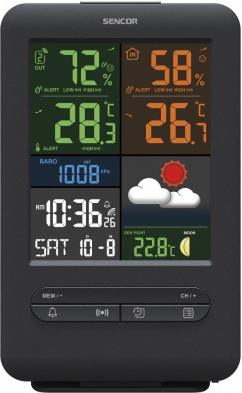 Stacja pogody SWS 7300 wys LCD kolor 13,8 cm Sencor Stacja pogody SWS 7300 wys LCD kolor 13,8 cm Sencor
