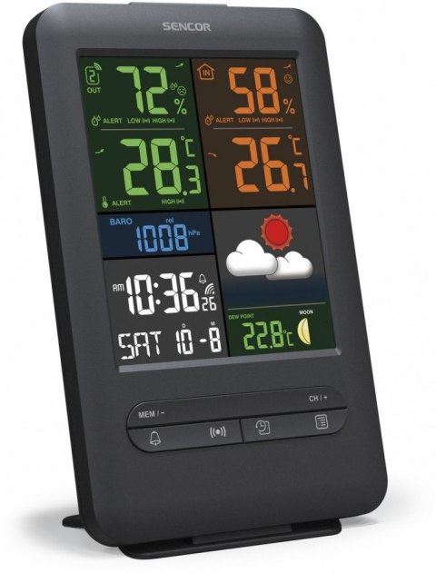 Stacja pogody SWS 7300 wys LCD kolor 13,8 cm Sencor Stacja pogody SWS 7300 wys LCD kolor 13,8 cm Sencor